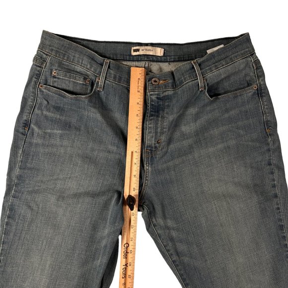 Levi 515 Jeans Women’s Denim 5-Pocket Bootcut Leg Classic Fit Blue 14 Short - Picture 9 of 14
